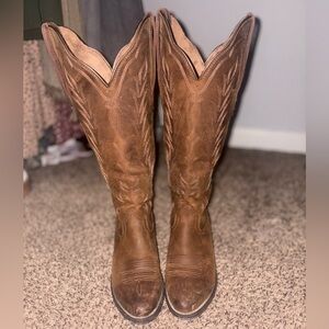 Ariat Brown Embroidered Over-the-Knee Western Boots